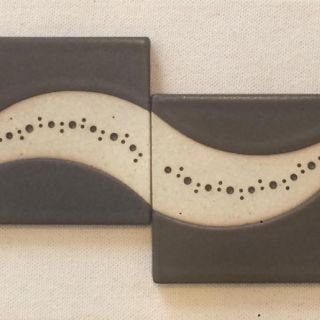 Claire Lippmann - Cerámica de alta temperatura, construcción con placas, puntos, esmalte vidriado.